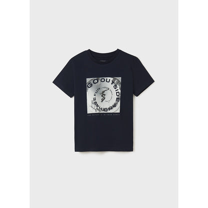 Nukutavake T-Shirt w/Skateboard Graphic _Navy 6015-39