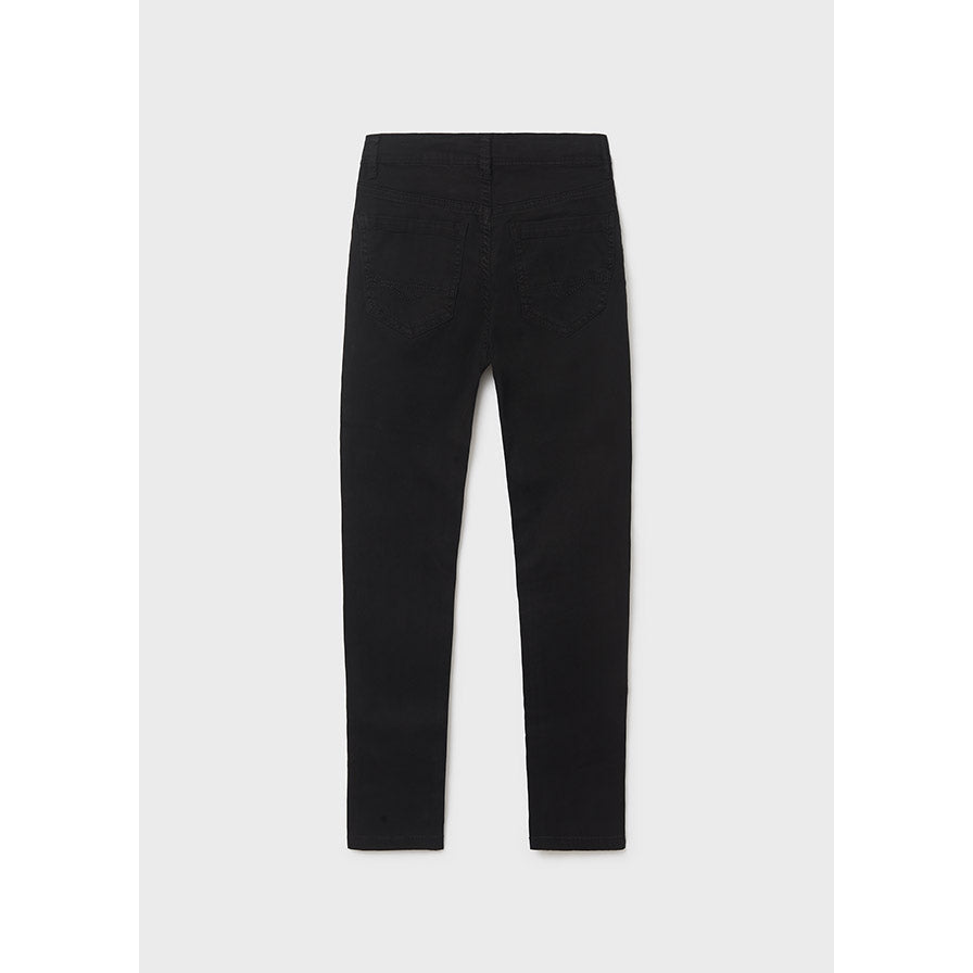 Nukutavake Boys 5 Pocket Slim Fit Basic Pant _Black 582-12