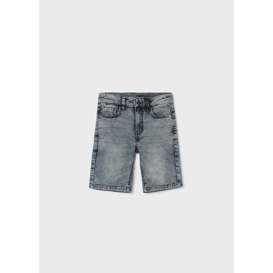 Nukutavake Bermuda Soft Denim Shorts _Grey 6214-70