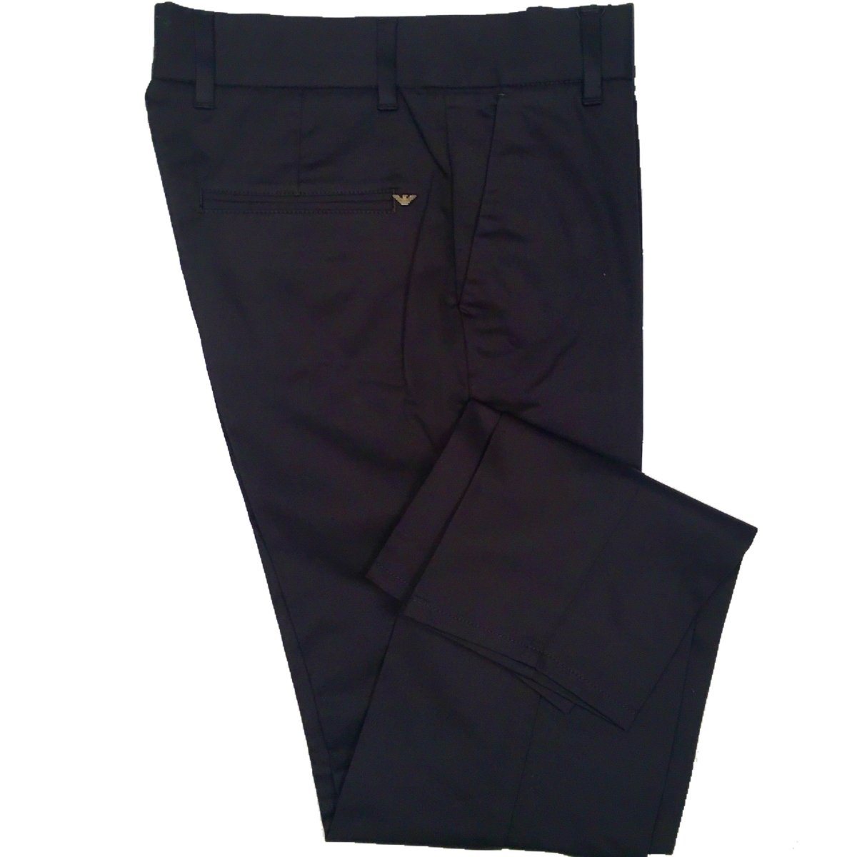 Emporio Armani Boys Cotton Navy Dress Pants 3H4PJ2 Cotton Pants Emporio Armani 
