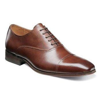 Florsheim Men's Shoe Corbetta Cap Toe Cognac Oxford 14180 Footwear - Mens Florsheim Cognac 8D 