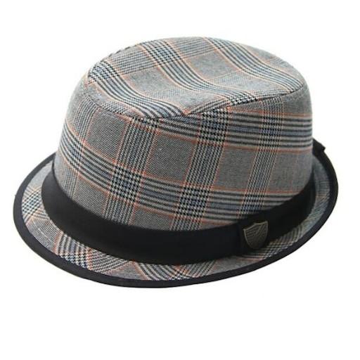 Fore Axel & Hudson Boys Plaid Fedora Hats Fore Inc. 