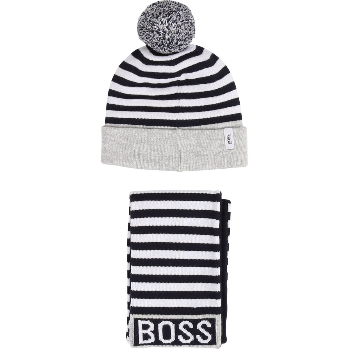 Hugo Boss Baby Hat & Scarf Set 192 J98261 Outerwear Hugo Boss 