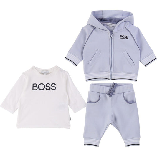 Hugo Boss Baby T-Shirt & Sweatsuit Gift Set 192 J98256 Baby Accessories Hugo Boss 