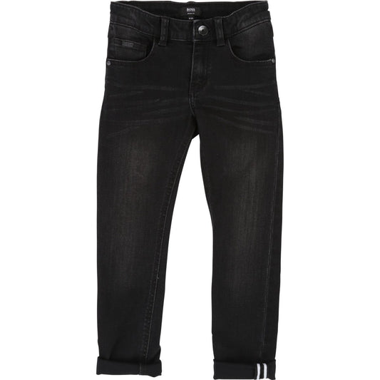 Hugo Boss Boys Black Denim Pants Denim Hugo Boss 