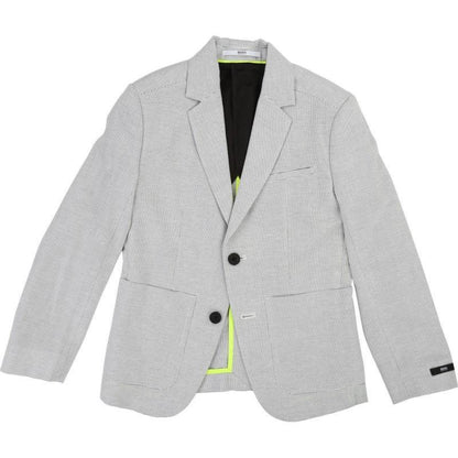 Hugo Boss Boys Cotton White/Grey Suit J26375/J24568 Suits (Boys) Hugo Boss 