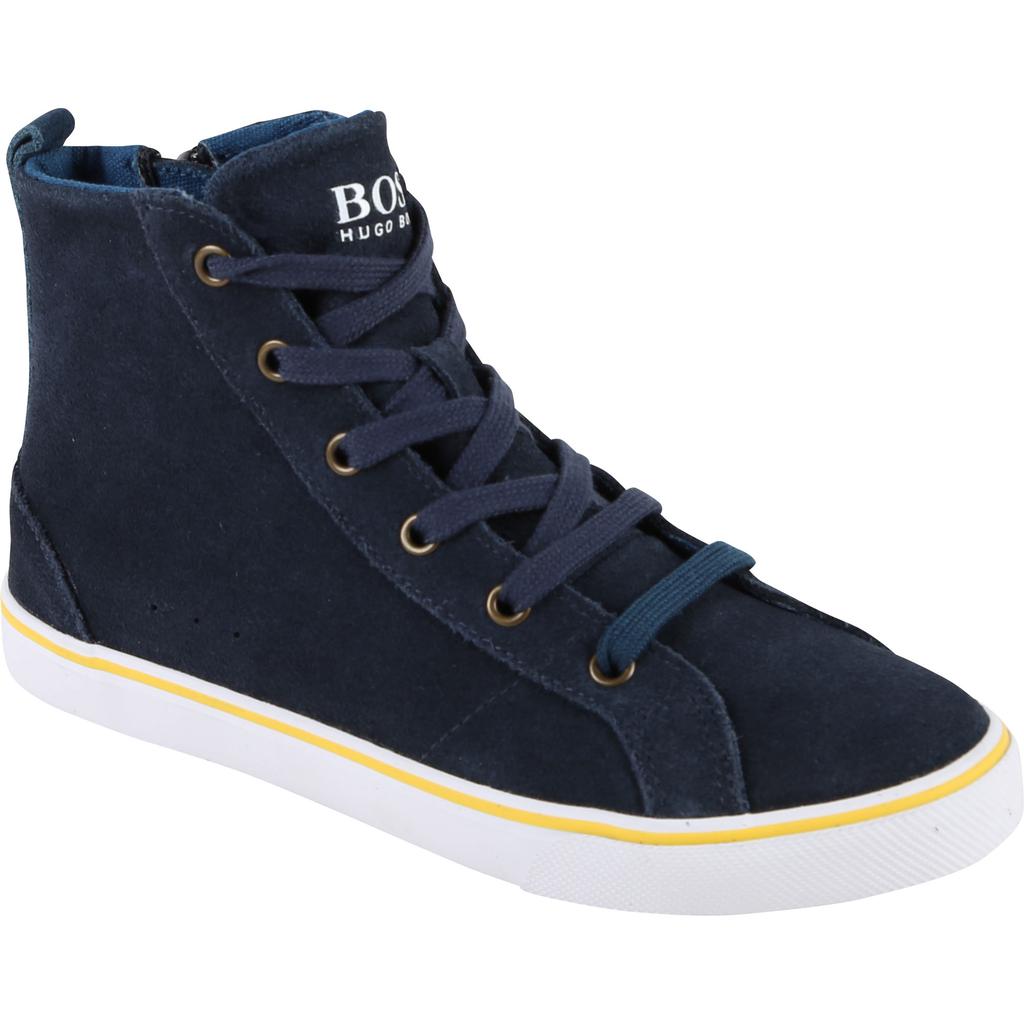 Hugo Boss Boys High Top Shoe 182 J29159 Footwear - Youth - Designer Hugo Boss 