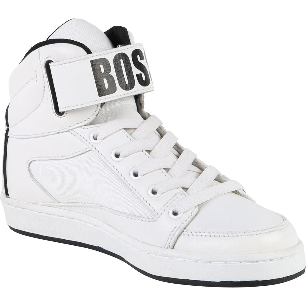Hugo Boss Boys High Top Shoe 182 J29160 Footwear - Youth - Designer Hugo Boss 