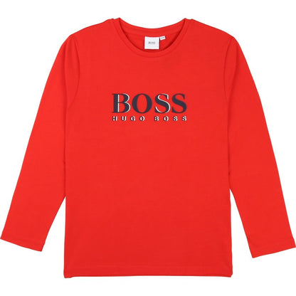 Hugo Boss Boys Long Sleeve T-Shirt 192 J25E45 T-Shirts Hugo Boss 