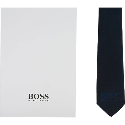 Hugo Boss Boys Navy Tie Ties Hugo Boss 