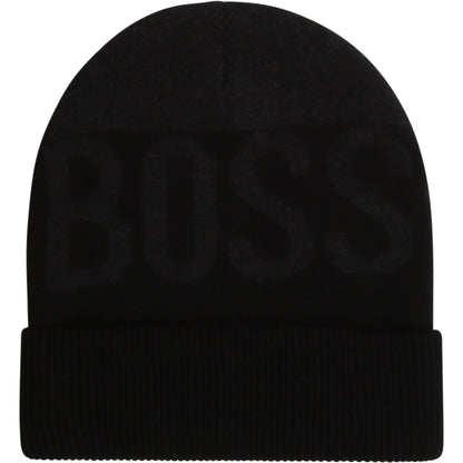 Hugo Boss Boys Pull on Hat Outerwear Hugo Boss 56 Grey 