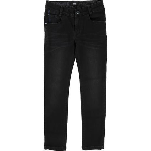 Hugo Boss Boys Slim Fit Denim Pants 182 J24471 Cotton Pants Hugo Boss Black 16R 