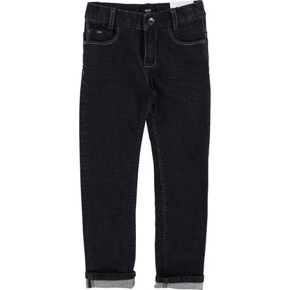 Hugo Boss Boys Slim Fit Jeans 181 J24531 Denim Hugo Boss Dark Denim 12S 