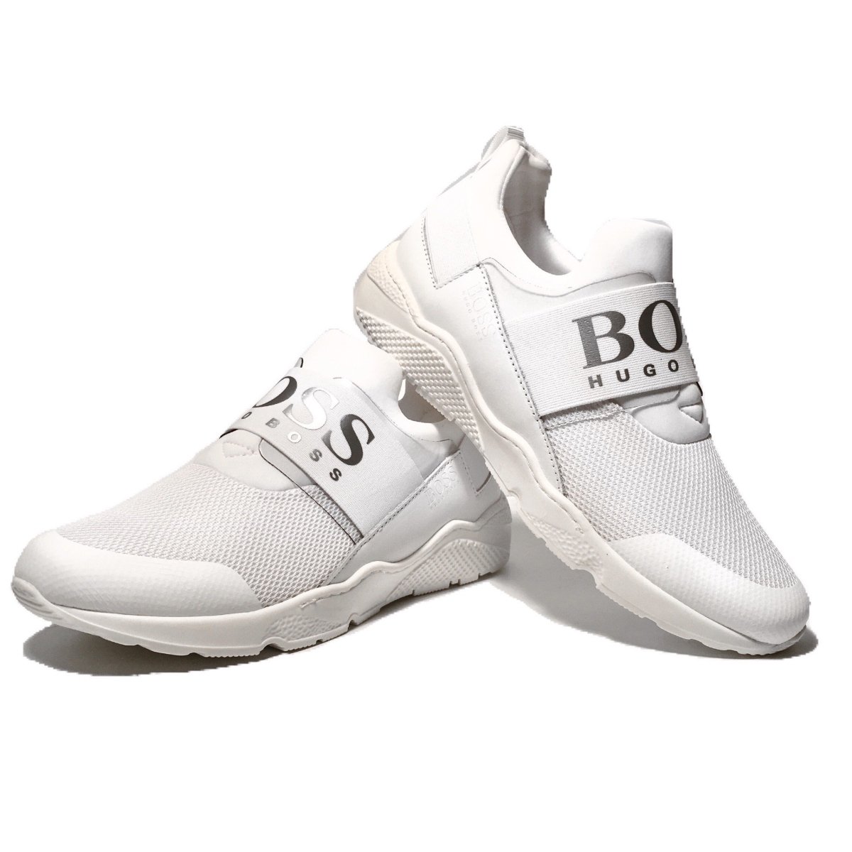 Hugo Boss Boys Trainers Footwear - Youth - Designer Hugo Boss 36 White 