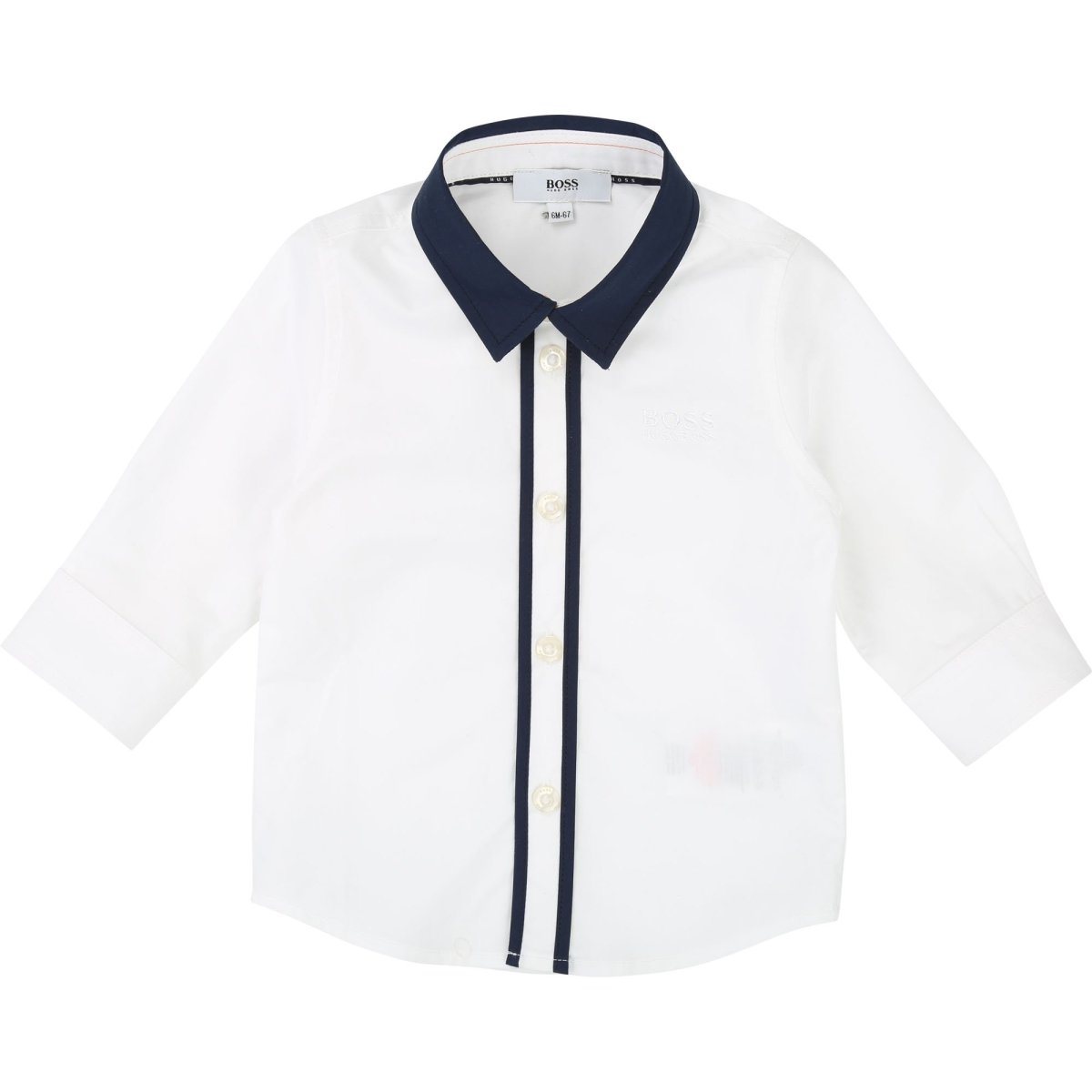 Hugo Boss Toddler Long Sleeve White Dress Shirt J05689 Dress Shirts Hugo Boss 