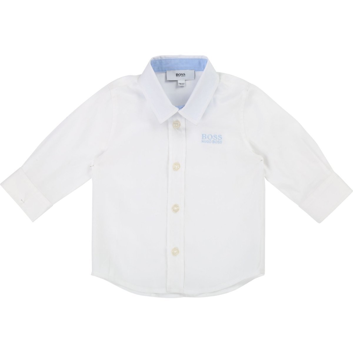Hugo Boss Toddler Long Sleeve White Dress Shirt J05P05 Dress Shirts Hugo Boss 