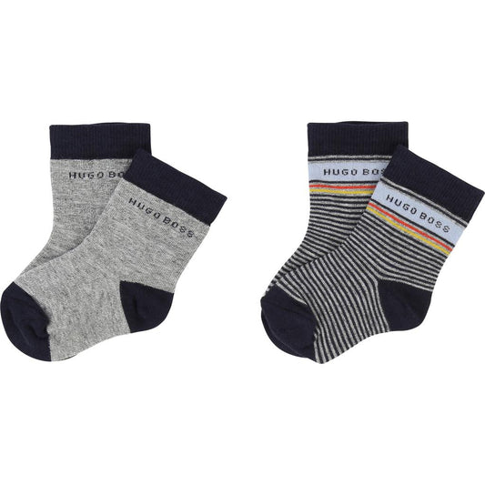 Hugo Boss Toddler Socks 2 Pairs 182 J00081 Socks Hugo Boss 