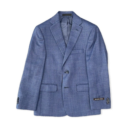 Michael Kors Boys Blue Plain Wool Sports Jacket_ PV0420