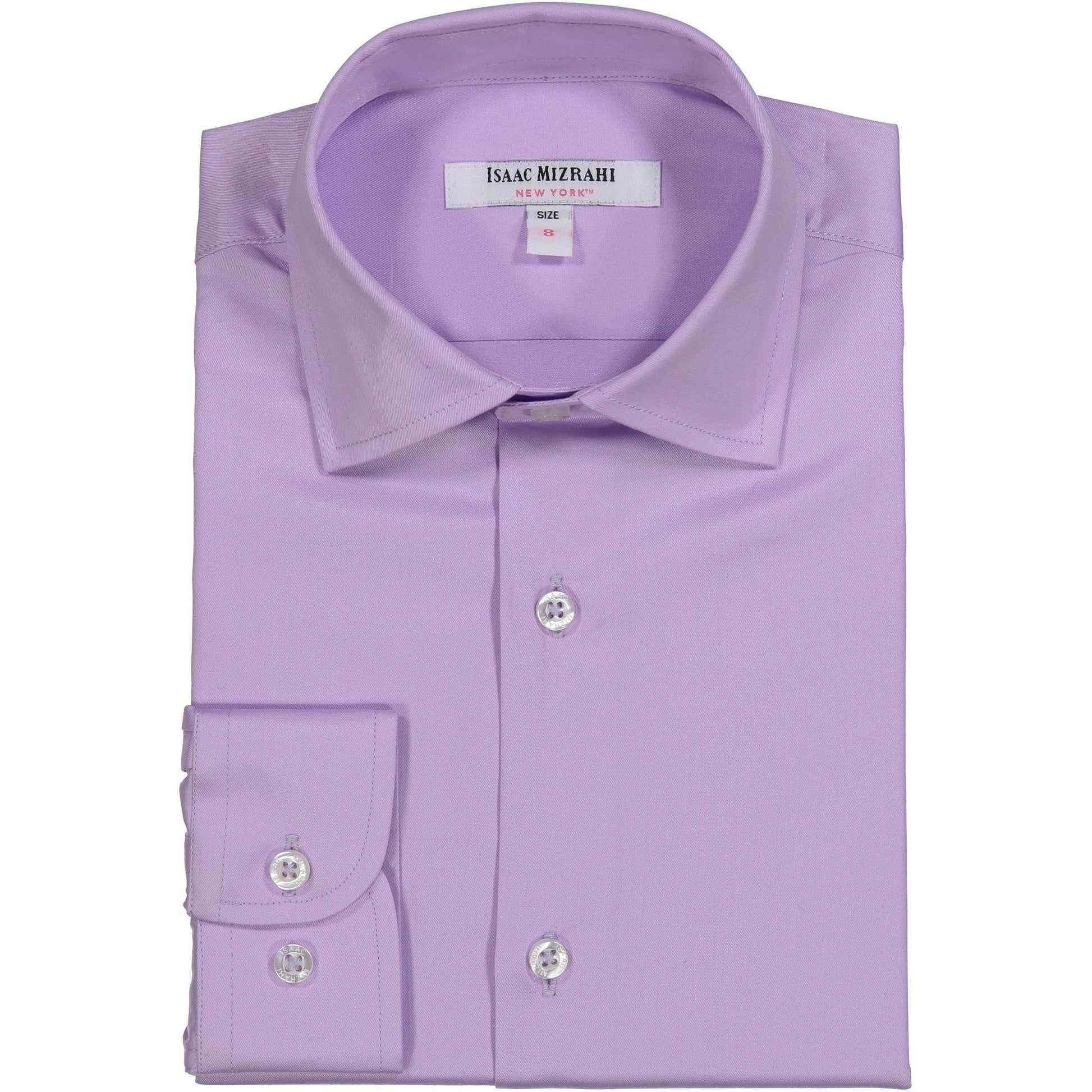 Isaac Mizrahi Boys Lavender Dress Shirt Dress Shirts Isaac Mizrahi 