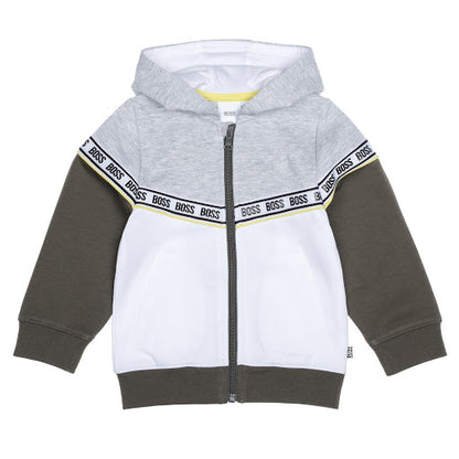 Hugo Boss Toddler Sweatshirt - hooded, zipper