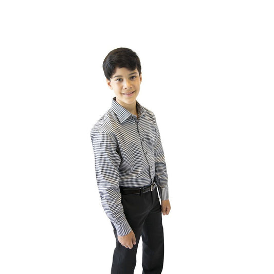 Leo & Zachary Boys Slim Shirt 172 5537 Dress Shirts Leo & Zachary 