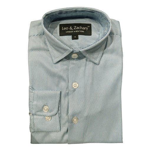 Leo & Zachary Boys Slim Shirt 181 5636 Dress Shirts Leo & Zachary 