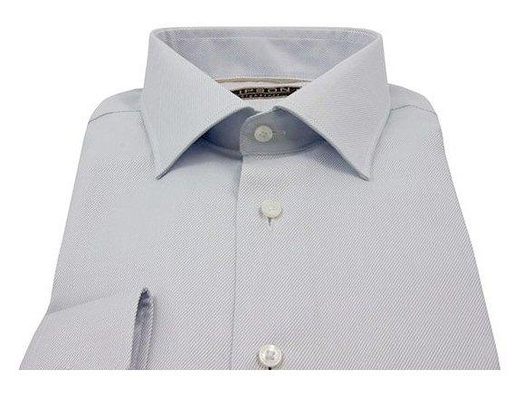 Lipson Mens Shirt Fashion Fit w/texture 6970-95797000 Dress Shirts Lipson Silver 16 