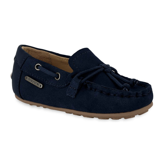 Mayoral Baby Leather Moccasins - Navy