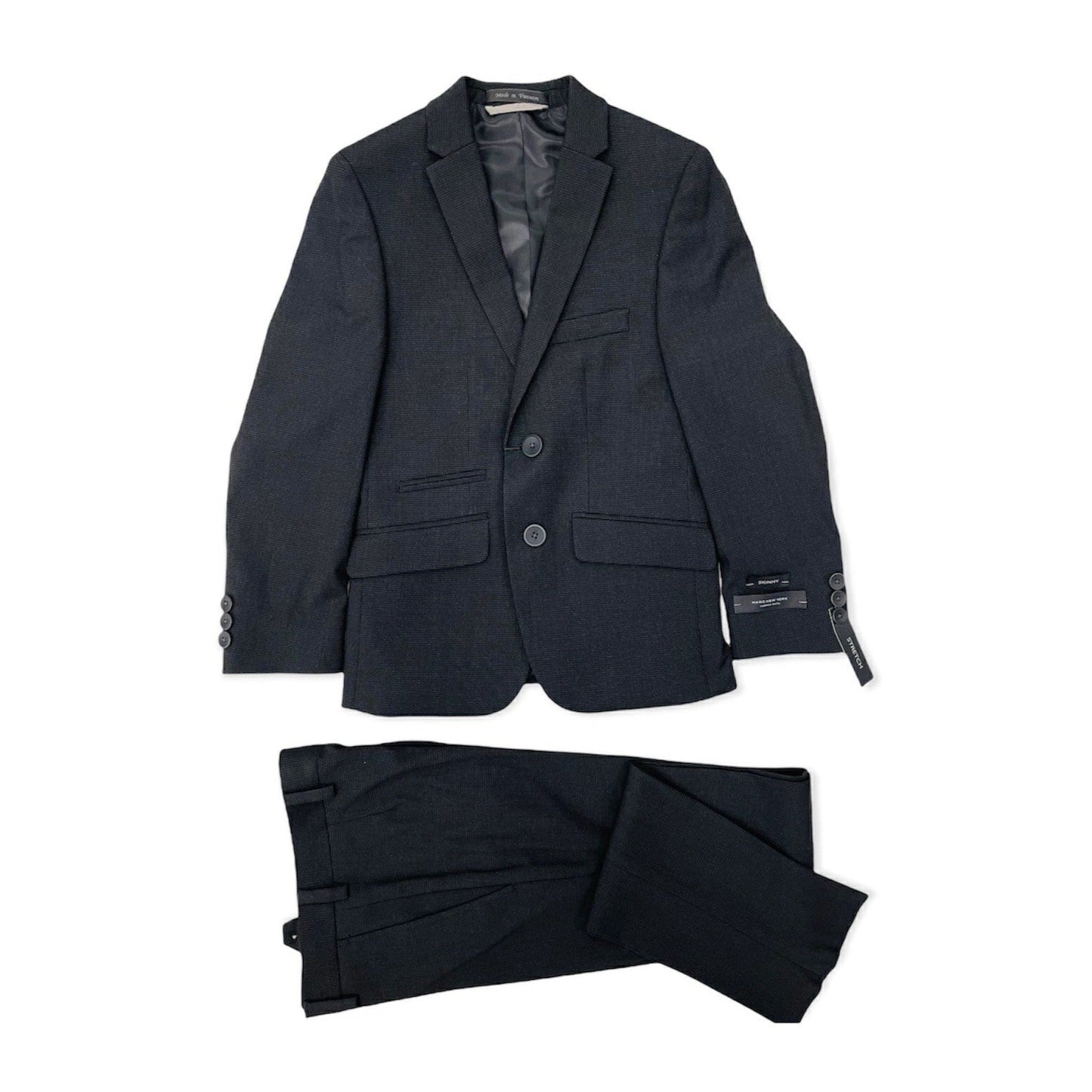 Marc New York Boys Black Neat Suit_ W0658