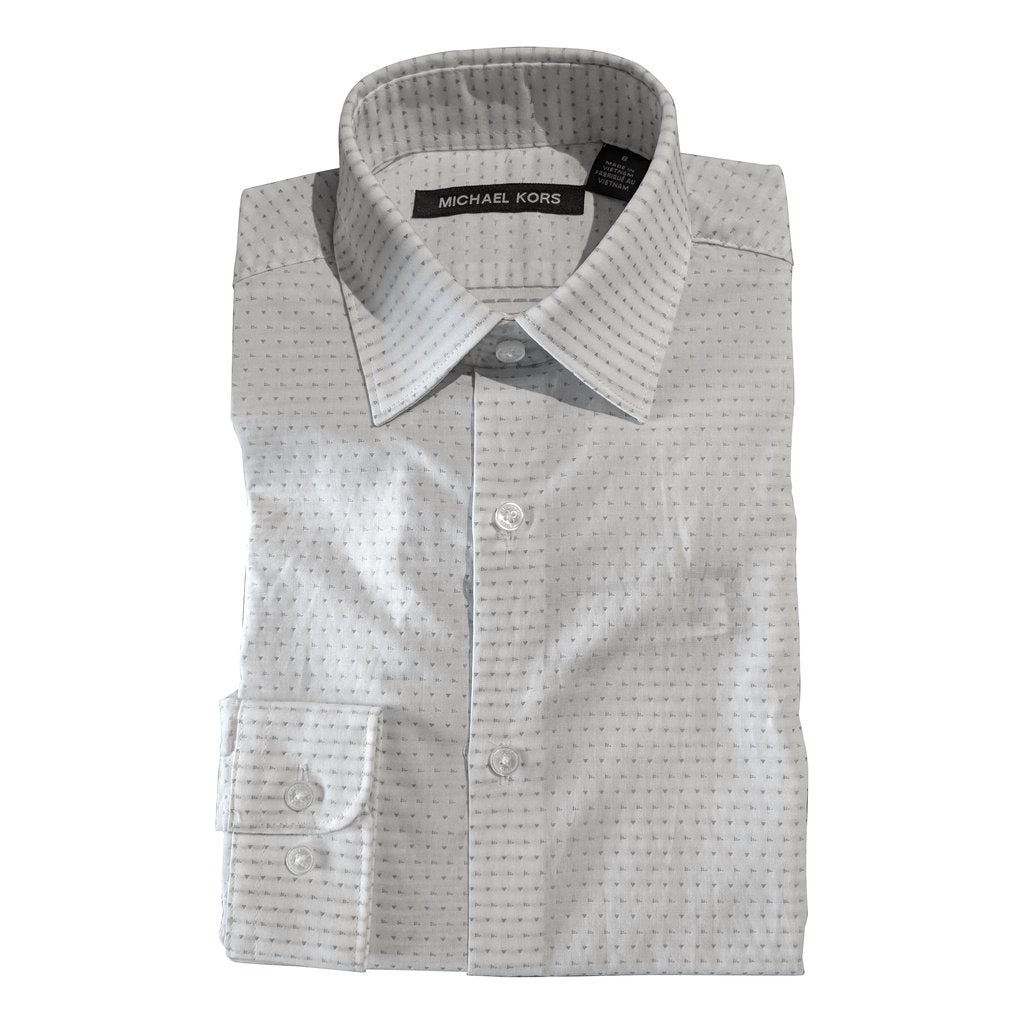 Michael Kors Boys Cotton Shirt 182 Z0249 Dress Shirts Michael Kors 