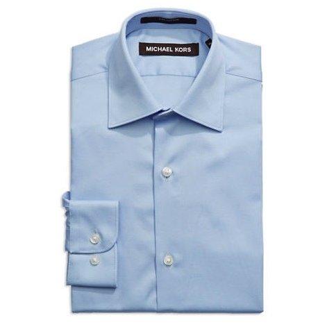 Michael Kors Boys Shirt Junior ZJ001 Dress Shirts Michael Kors Light Blue 5 