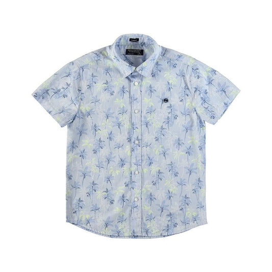 Nukutavake Boys Short Sleeve Palms Shirt Dress Shirts Mayoral 