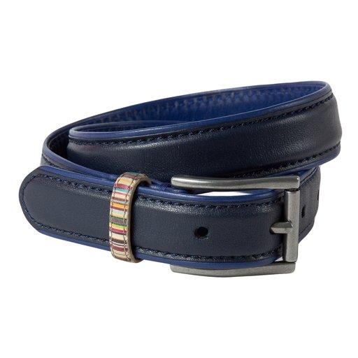 Paul Smith Jr Lamar Belt 182 Belt Paul Smith Jr Navy 14/16 