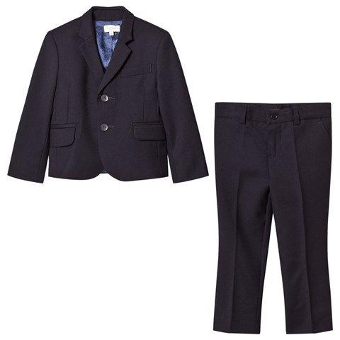 Paul Smith Jr Perfect Navy Wool Suit 172 5K39512-492 Suits (Boys) Paul Smith Jr 