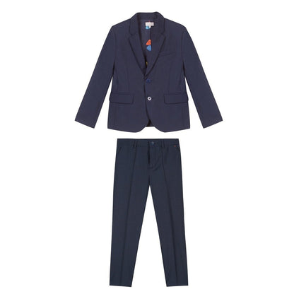 Paul Smith Jr Ritz Navy Wool Suit 5L39522 Suits (Boys) Paul Smith Jr 