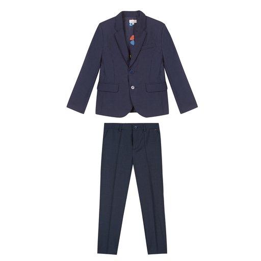 Paul Smith Jr Ritz Navy Wool Suit 5L39522 Suits (Boys) Paul Smith Jr Navy 7 