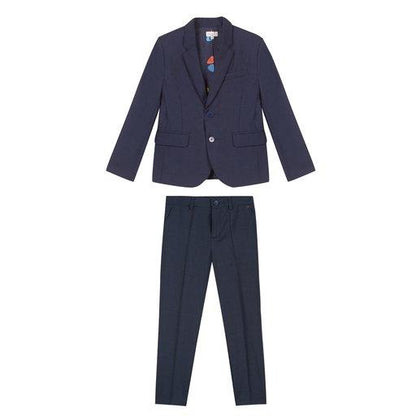 Paul Smith Jr Ritz Navy Wool Suit 5L39522 Suits (Boys) Paul Smith Jr Navy 8S 