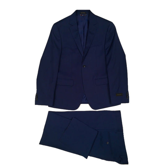 Sean John Mens Extreme Slim Fit Navy Suit Y0021