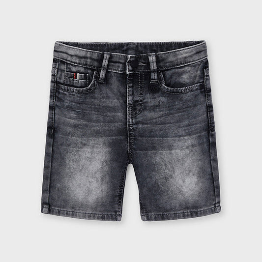 Mayoral Mini Boys Denim Shorts -grey