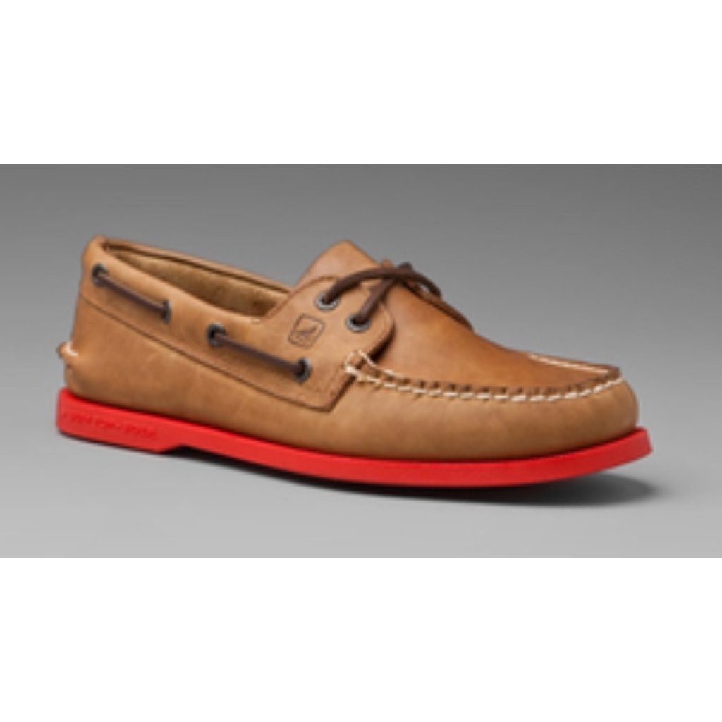 Sperry Top Sider Men's Limited 538652 Footwear - Mens Sperry Sahara/Orange 8.5 
