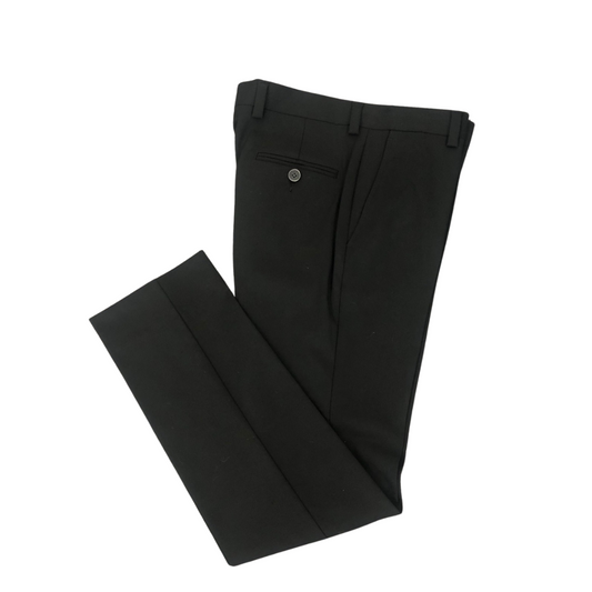 Boy's Slim Fit Black Dress Pants -  Norway