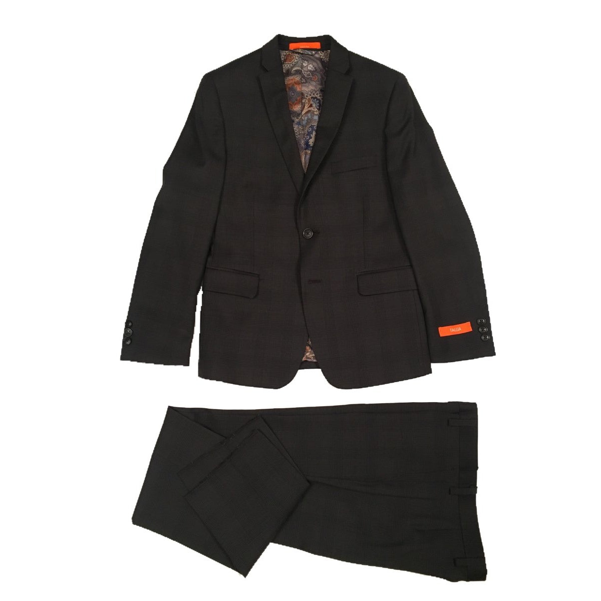 Tallia Boys Skinny Black Wool Suit 182 Y0509 Suits (Boys) Tallia 