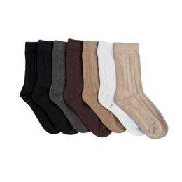 Tic Tac Toe Dress Socks 1pr, Blk, 7-8.5 (3-7 yrs) Socks Tic Tac Toe 