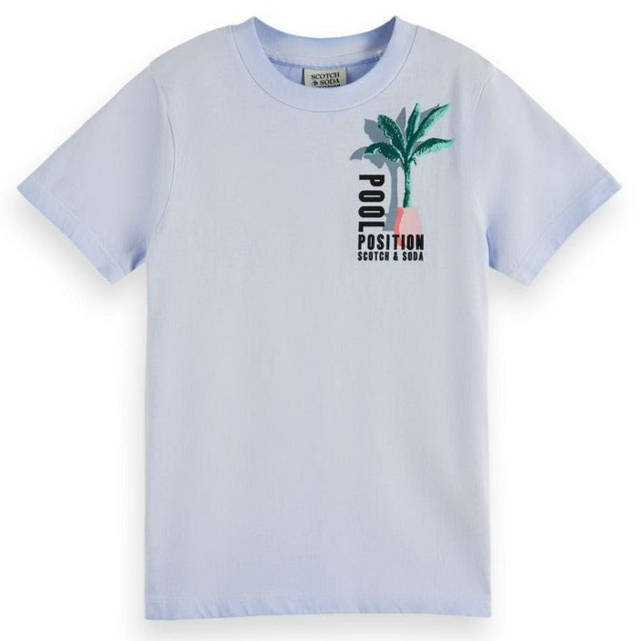 Scotch & Soda Boys T-Shirt w/Graphic _Blue 170560-4346